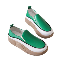 Cargar imagen en el visor de la galería, Mocasines ligeros con plataforma blanda
 -Verde/EU35/US5/UK2.5Verde/EU36/US6/UK3Verde/EU37/US6.5/UK4Verde/EU38/US7.5/UK5Verde/EU39/US8.5/UK6Verde/EU40/US9/UK6.5 - Ozerty