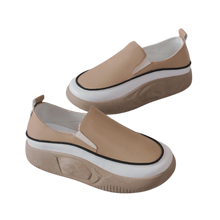 Cargar imagen en el visor de la galería, Mocasines ligeros con plataforma blanda
 -Caqui/EU35/US5/UK2.5Caqui/EU36/US6/UK3Caqui/EU37/US6.5/UK4Caqui/EU38/US7.5/UK5Caqui/EU39/US8.5/UK6Caqui/EU40/US9/UK6.5 - Ozerty