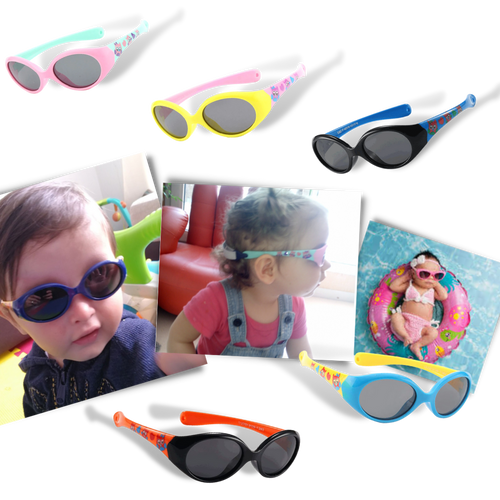 Gafas de sol polarizadas con correa para bebés de 0 a 3 años  - Ozerty
