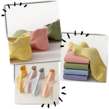 Cargar imagen en el visor de la galería, Calcetines tobilleros transpirables de algodón

 - Ozerty
