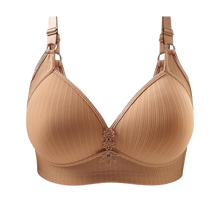 Cargar imagen en el visor de la galería, Sujetador push-up de talla grande sin aros
 -Marrón/SMarrón/MMarrón/LMarrón/XLMarrón/XXL - Ozerty
