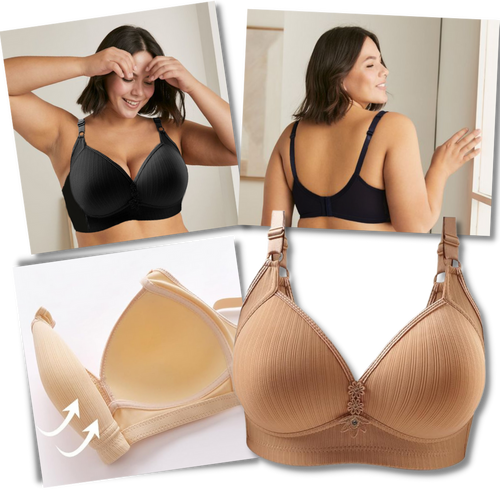 Sujetador push-up de talla grande sin aros
 - Ozerty